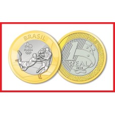 Brasil 1 Real 2015 V-583 Fc Olimpíadas Rugby 