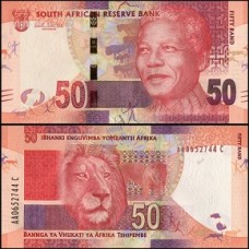 South Africa África do Sul P-135a Fe 50 Rand ND (2012) Mandela