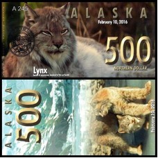 Alaska 500 Dollar 2016 Fe Lince Fantasia