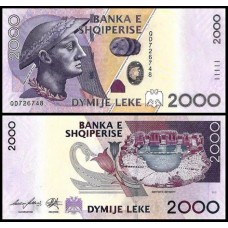 Albânia P-74b Fe 2.000 Lekë 2012/2013 Gentius