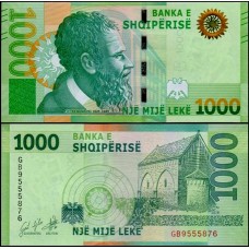 Albânia P-78a Fe 1.000 Lekë 2019 (2021)