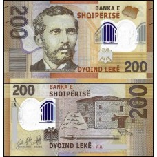 Albânia P-76a Fe 200 Lekë 2017 (2019) Polímero