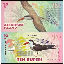 Albatross Island 10 Rupees 2016 Fe Fantasia