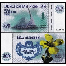 Alboran 200 Pesetas 2014 Fe Fantasia