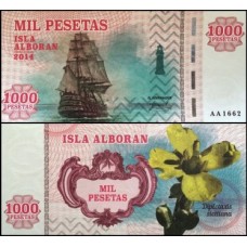 Alboran 1.000 Pesetas 2014 Fe Fantasia