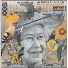 Aldabra Islands 500 Dollars 2018 Fe Fantasia Rainha ♛