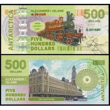 Alexander I Island 500 Dollars 2017 Fe Fantasia Estação da Luz São Paulo