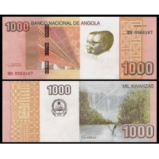 Angola P-156a Fe 1.000 Kwanzas 2012 Angola P-156a Fe 1.000 Kwanzas 2012