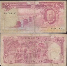 Angola P-94 Bc 100 Escudos 1962 Angola P-94 Bc 100 Escudos 1962