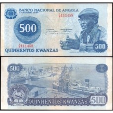 Angola P-116a Sob 500 Kwanzas 1979 Angola P-116a Sob 500 Kwanzas 1979