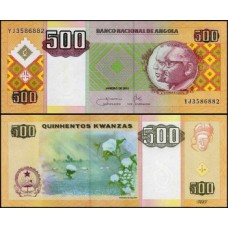 Angola P-149b Fe 500 Kwanzas 2011 Angola P-149b Fe 500 Kwanzas 2011