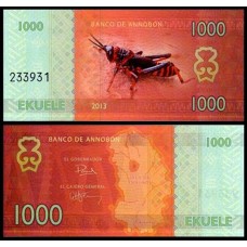 Annobon 1.000 Ekuele 2013 Fe Fantasia