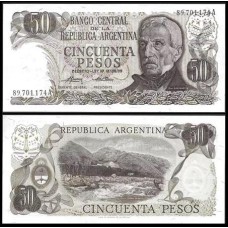 Argentina P-296a.2 Fe 50 Pesos ND (1974-76)