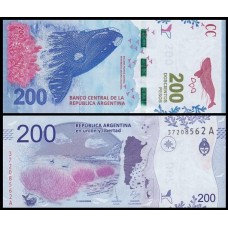 Argentina P-364a Fe 200 Pesos ND (2016) 