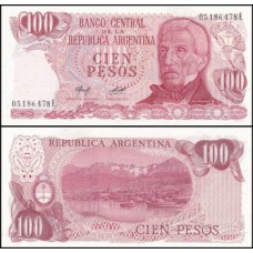 Argentina P-302b.2 Fe 100 Pesos ND (1976-78)