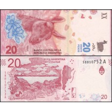 Argentina P-361a Fe 20 Pesos ND (2017)