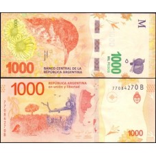 Argentina P-366b Sob 1.000 Pesos ND (2018)