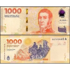 Argentina P-370a Fe 1.000 Pesos 2023 San Martín