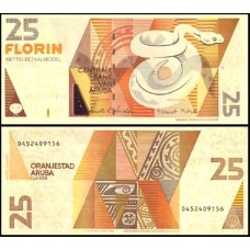 Aruba P-17b Fe 25 Florin 2008 Aruba P-17b Fe 25 Florin 2008