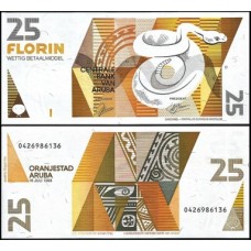 Aruba P-12 Fe 25 Florin 1993 Aruba P-12 Fe 25 Florin 1993
