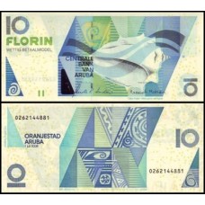 Aruba P-16b Fe 10 Florin 2008 Aruba P-16b Fe 10 Florin 2008