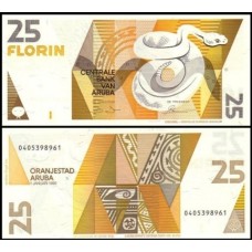 Aruba P-8 Fe 25 Florin 1990 Aruba P-8 Fe 25 Florin 1990