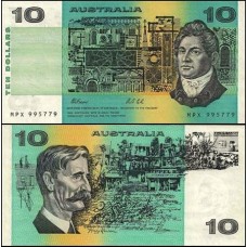 Austrália P-45g S/Fe 10 Dollars ND (1974-91)
