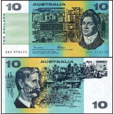 Austrália P-45e Fe 10 Dollars ND (1974-94)