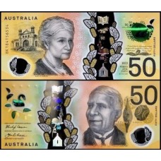 Austrália P-65a Fe 50 Dollars 2018 Polímero