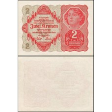 Áustria P-74 Fe 2 Kronen 1922 Áustria P-74 Fe 2 Kronen 1922