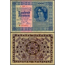 Áustria P-78 Fe 1.000 Kronen 1922 Áustria P-78 Fe 1.000 Kronen 1922