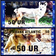 Bank Atlantic Canídeos 50 Ur 2016 Fe Fantasia