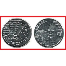 Brasil 50 Centavos 2002 V-530 Fc Brilho Cunho