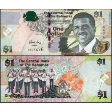 Bahamas P-71 Fe 1 Dollar 2008