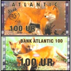 Bank Atlantic Raposas 100 Ur 2016 Fe Fantasia