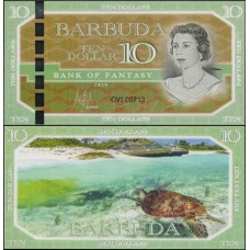 Barbuda 10 Dollars 2019 Fe Fantasia Rainha ♛