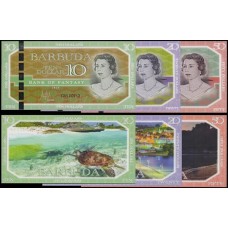 Barbuda Set C/6 Cédulas 2019 Fe Fantasia Rainha ♛