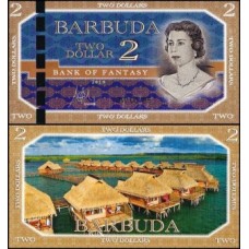 Barbuda 2 Dollars 2019 Fe Fantasia Rainha ♛