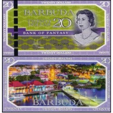 Barbuda 20 Dollars 2019 Fe Fantasia Rainha ♛
