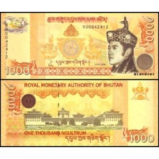 Bhutan Butão P-34a.1 Fe 1.000 Ngultrum 2008
