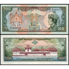 Bhutan Butão P-20 Fe 100 Ngultrum ND (1994)