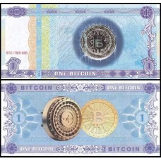 1 Bitcoin Cédula Fe Fantasia