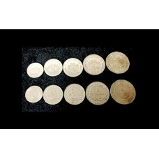 Bolívia Set C/5 Moedas Fc 10+20+50+1+2 2012-2017 (225)
