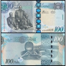 Botswana Botsuana P-33c Fe 100 Pula 2012 