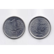 Brasil 1 Centavo 1996 V-440 Fc Inox