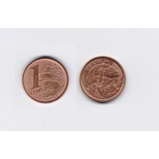Brasil 1 Centavo 2003 V-462 Sob