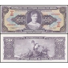 Brasil C-091 Fe 50 Cruzeiros 1954 Princesa Isabel