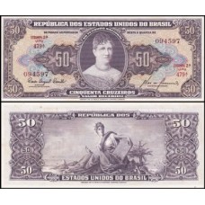 Brasil C-092 S/Fe 50 Cruzeiros 1960 Princesa Isabel