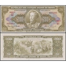 Brasil C-098 Fe 200 Cruzeiros 1960 D. Pedro I