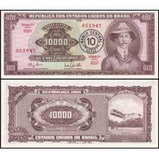 Brasil C-127 S/Fe 10 Cruzeiros Novos 1967 Santos Dumont